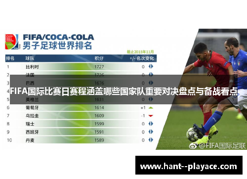 FIFA国际比赛日赛程涵盖哪些国家队重要对决盘点与备战看点